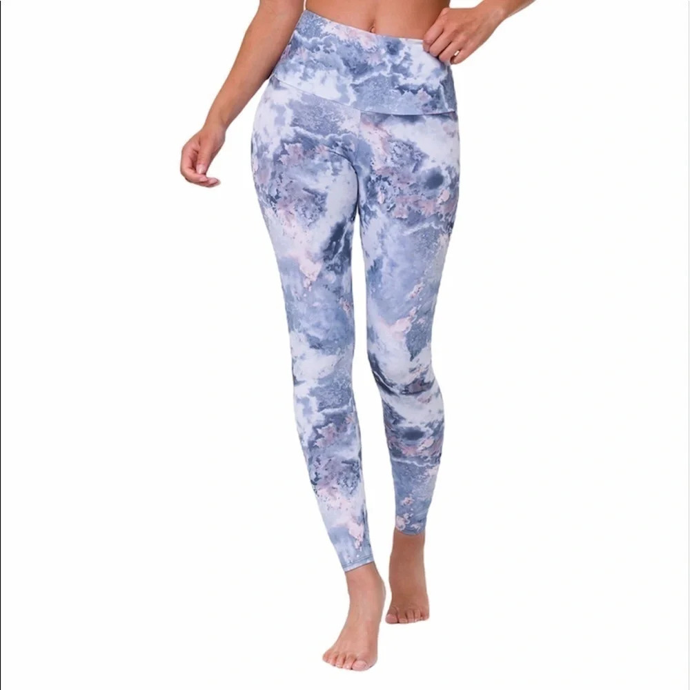 Rare Peloton Onzie Flow Dreamy Marble High Rise Legging
